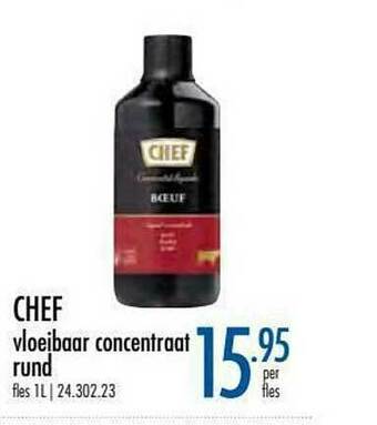 Horeca totaal Chef Vloeibaar Concentraat aanbieding