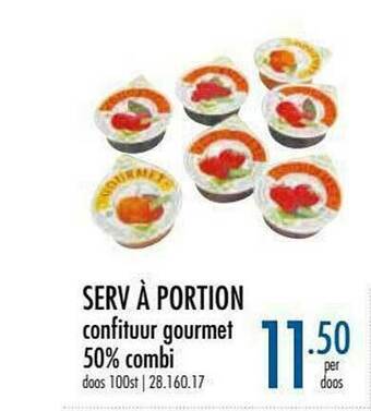 Horeca totaal Serv à Portion Confituur Gourmet aanbieding