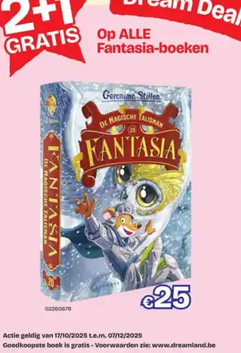 Dreamland Fantasia-boeken aanbieding