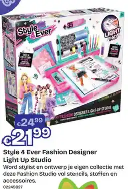 Dreamland Style 4 Ever Fashion Designer Light Up Studio aanbieding