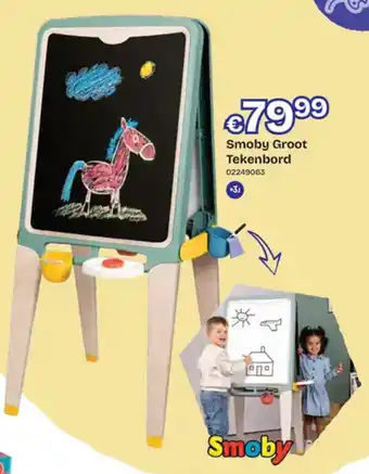 Dreamland Smoby Groot Tekenbord aanbieding