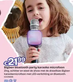 Dreamland Bigben bluetooth party karaoke microfoon aanbieding