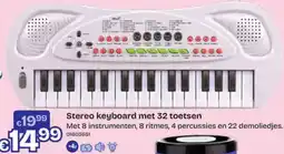 Dreamland Stereo keyboard met 32 toetsen aanbieding