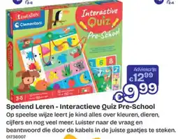 Dreamland Spelend Leren - Interactieve Quiz Pre-School aanbieding