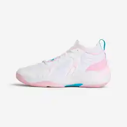 Decathlon Volleybalschoenen voor volwassenen VB900 Stability roze Alessia Orro aanbieding