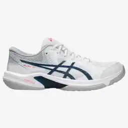 Decathlon Volleybalschoenen Beyond FF Gel Low 105 blauw/wit aanbieding