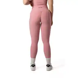 Decathlon Naadloze Ribbed v2 Seamless Scrunch Legging Voor Fitness - Roze aanbieding