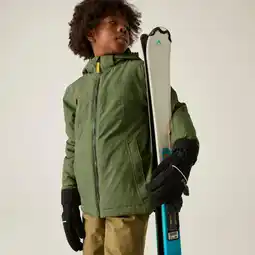 Decathlon Ski Jassen Kinderen, Unisex - DARE 2B Impose VJacket K - MartiniOlive aanbieding