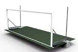 Decathlon Paar aluminium opvouwbare 8-a-side voetbaldoelen met afdichtingen aanbieding