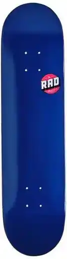 Decathlon RAD Blank Logo Skateboard Deck - 7.75 - Blue Maple aanbieding