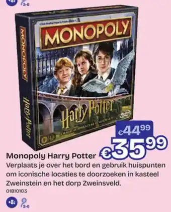 Dreamland Monopoly Harry Potter aanbieding