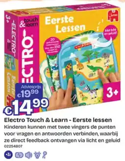 Dreamland Electro Touch & Learn Eerste Lessen aanbieding