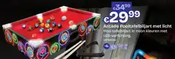 Dreamland Arcade Pooltafelbiljart met licht aanbieding