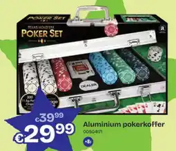 Dreamland Aluminium pokerkoffer aanbieding