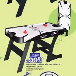 Dreamland Inklapbare Hockeytafel met Adapter aanbieding