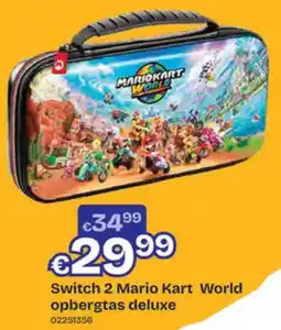 Dreamland Switch 2 Mario Kart World opbergtas deluxe aanbieding