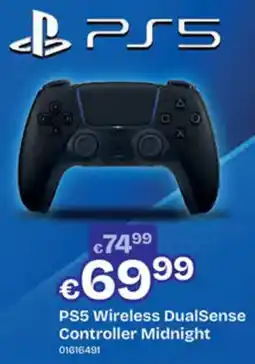 Dreamland PS5 Wireless DualSense Controller Midnight aanbieding