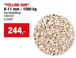 Hubo Grind Yellow Sun aanbieding