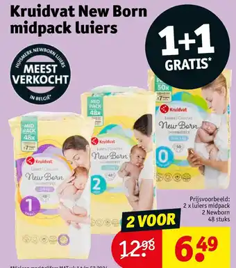 Kruidvat New Born midpack luiers