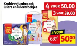 Kruidvat Kruidvat jumbopack luiers en luierbroekjes aanbieding