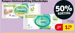 Kruidvat Pampers kleinverpakking billendoekjes aanbieding