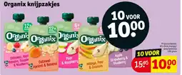 Kruidvat Organix knijpzakjes aanbieding