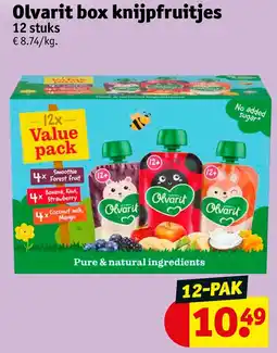 Kruidvat Olvarit box knijpfruitjes aanbieding