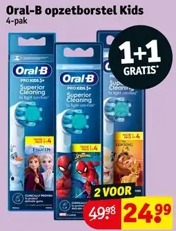 Kruidvat Oral-B opzetborstel Kids aanbieding