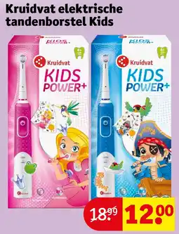 Kruidvat Kruidvat elektrische tandenborstel Kids aanbieding