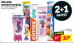 Kruidvat Alle kids mondverzorging aanbieding
