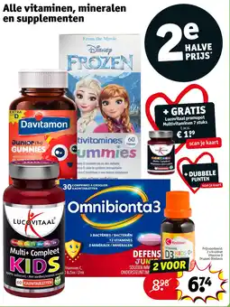 Kruidvat Alle vitaminen, mineralen en supplementen aanbieding