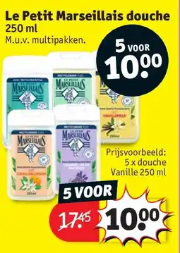 Kruidvat Le Petit Marseillais douche aanbieding