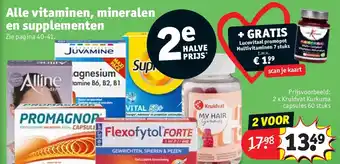 Alle vitaminen, mineralen en supplementen