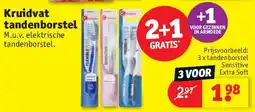 Kruidvat Kruidvat tandenborstel aanbieding