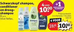 Kruidvat Schwarzkopf shampoo, conditioner en droogshampoo aanbieding