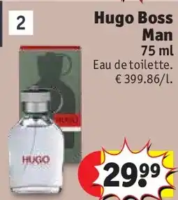 Kruidvat Hugo Boss Man 75 ml aanbieding
