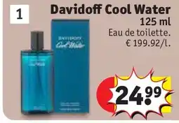 Kruidvat Davidoff Cool Water 125 ml aanbieding