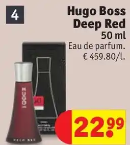Kruidvat Hugo Boss Deep Red 50 ml aanbieding