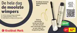 Kruidvat Kruidvat mascara Tubing Extreme Wear aanbieding