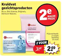 Kruidvat Kruidvat gezichtsproducten aanbieding