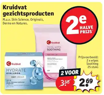 Kruidvat Kruidvat gezichtsproducten aanbieding