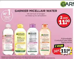 Kruidvat 2 x micellair water Milde Peeling 400 ml aanbieding