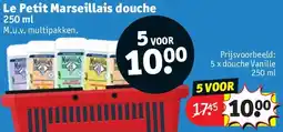 Kruidvat Le Petit Marseillais douche aanbieding