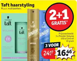 Kruidvat Taft haarstyling aanbieding