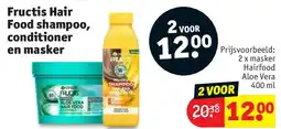 Kruidvat Fructis Hair Food shampoo, conditioner en masker aanbieding