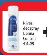 Kruidvat Nivea deospray Derma Control aanbieding