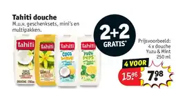 Kruidvat Tahiti douche aanbieding