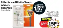Kruidvat Gillette en Gillette Venus scheerapparaat aanbieding
