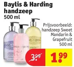 Kruidvat Baylis & Harding handzeep aanbieding