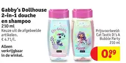 Kruidvat Gabby’s Dollhouse 2-in-1 douche en shampoo aanbieding